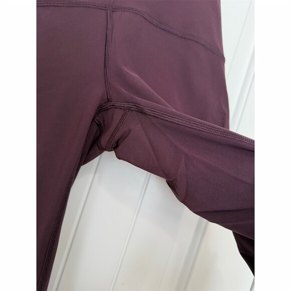 Lululemon Speed Up Tight 4 Black Cherry Women’s 25” Yoga Leggings Gym - Picture 4 of 10